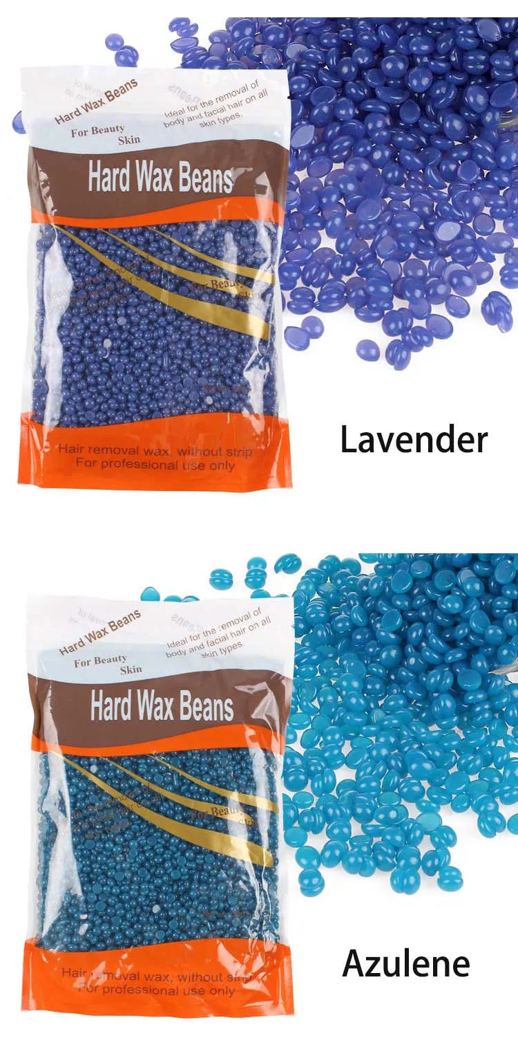 100g Wax Beans Hot Film Hard Wax Depilatory Hard Hair Removal Bean Waxing Bikini Face Legs Body Hair Removal Unisex