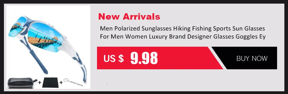 Men's Polarized Fishing Sunglasses With Glasses Chain For Men Women Driving Hiking Sun Glasses Fishing Eyewear
