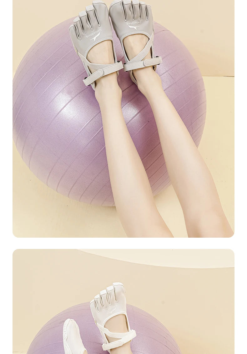 Non-Slip Five Toe Shoes for Women, GallonShark Flexible Barefoot Footwear with Strap for Dance & Gym