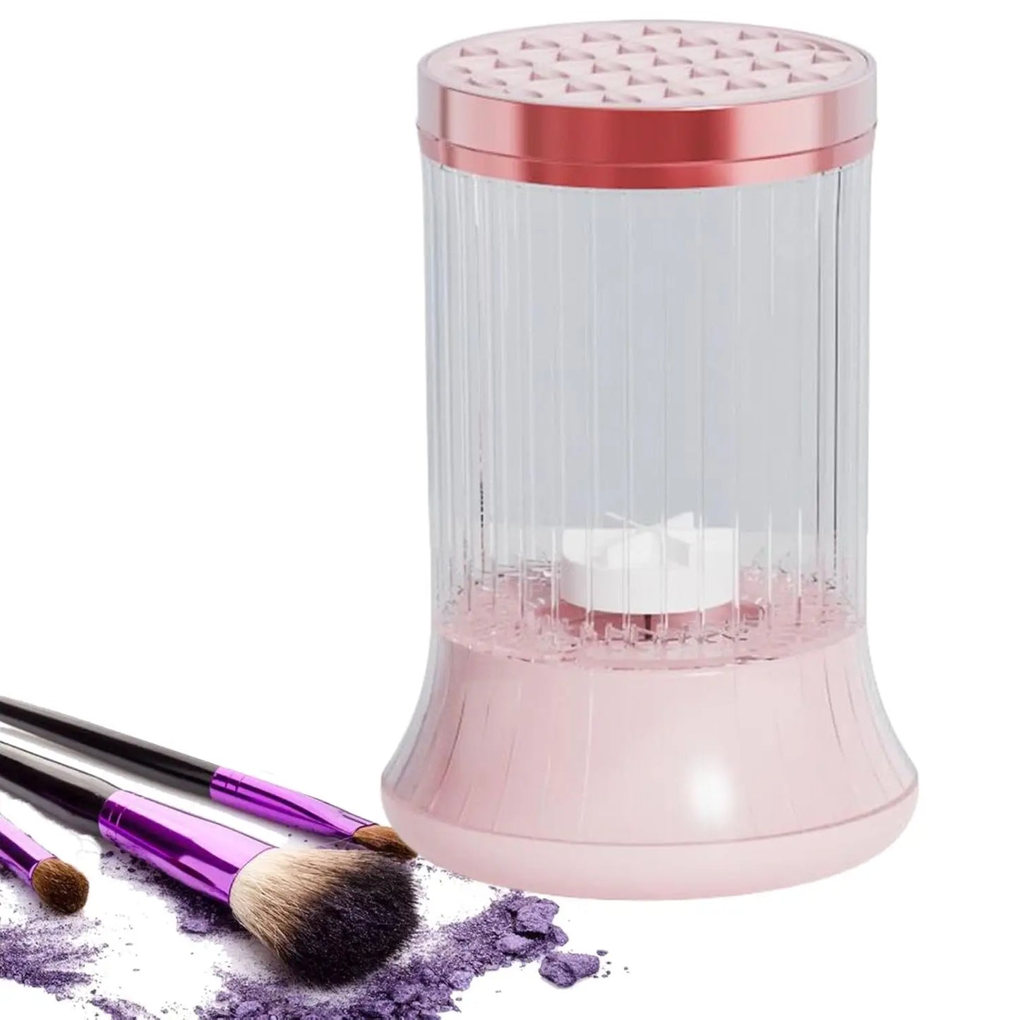 Makeup Brush Cleaner, Rechargeable Cosmetic Brush Cleaner Machine, Makeup Brush Cleaning Tool,Multifunctional Drying Accessories