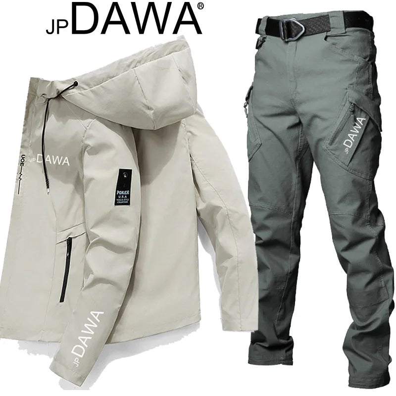 Fishing suit suit jacket tactical pants high quality spring and summer sun protection season outdoor sports waterproof clothing