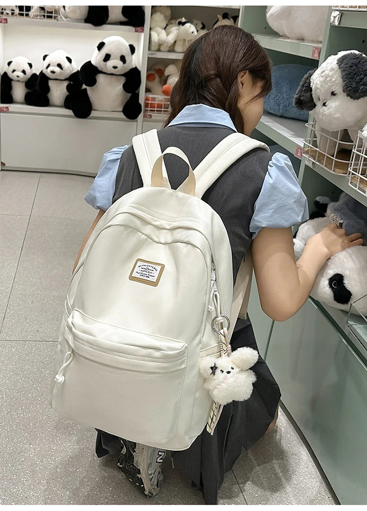 2026 New High Quality nylon Backpacks School Book Bags for Teenage Girls Boys Female College Men Laptop BagPack Casual Backpack