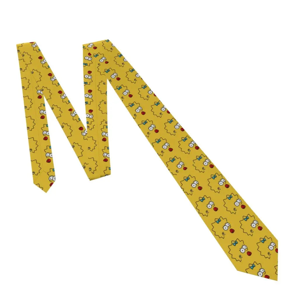 Personalized The S-Simpsones Homer Neck Ties Men Formal Silk Wedding Neckties