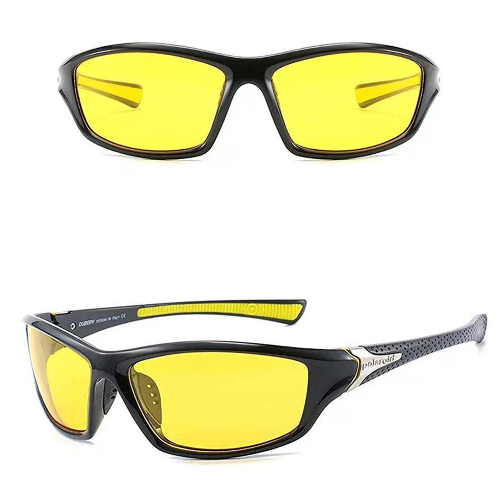 Luxury Polarized Men Driving Sunglasses Classic Retro Style Outdoor Sports Cycling Fishing Camping UV400 Protective Sun Glasses