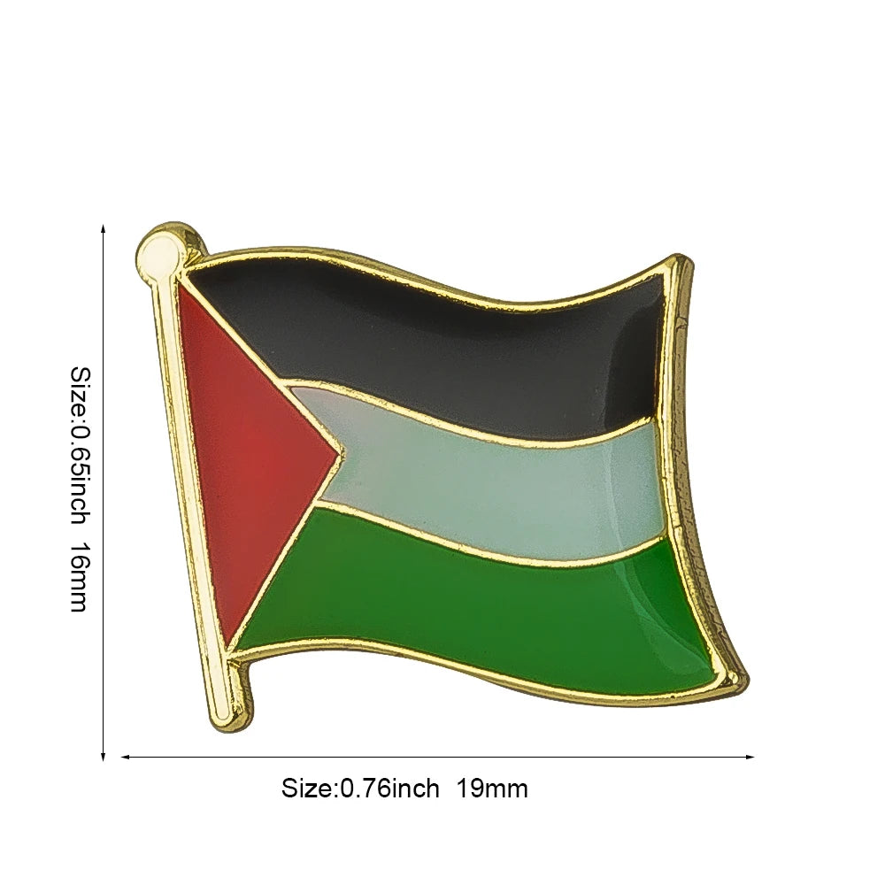 Palestine Flag Badge Flag Laple Pin Badges Flag Brooch