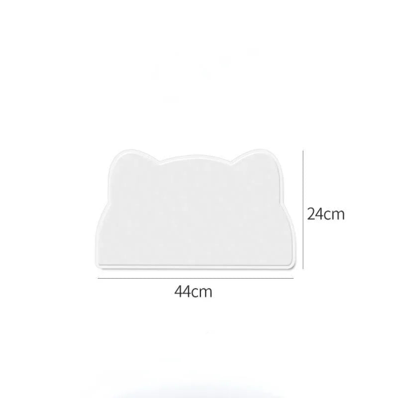 1 Pcs Anti Overflow Anti Slip Waterproof and Easy To Clean Pet Silicone Meal Mat Cat and Dog Mat Pet Meal Mat