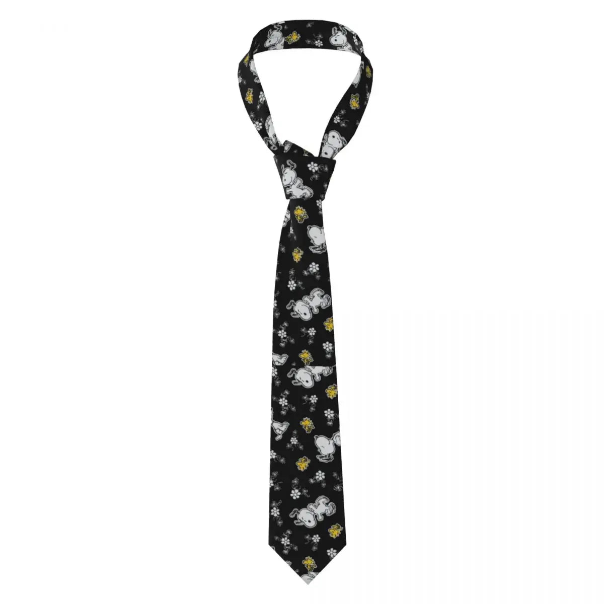 Personalized Fashion S-Snoopys Neckties Men Silk Cartoon Office Neck Tie