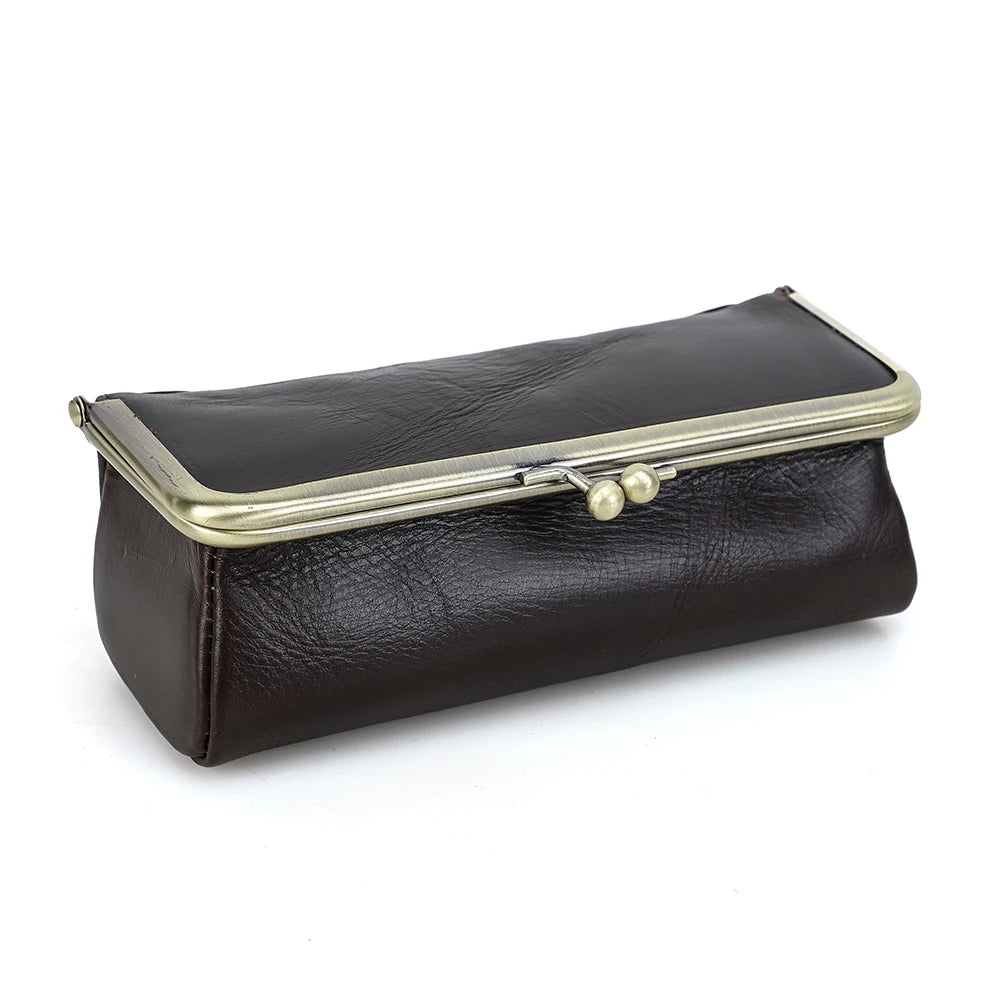 Genuine Leather Eye Glasses Bag for Eyeglass High Quality Handmade Glasses Case Box Sunglasses Protector Pouch