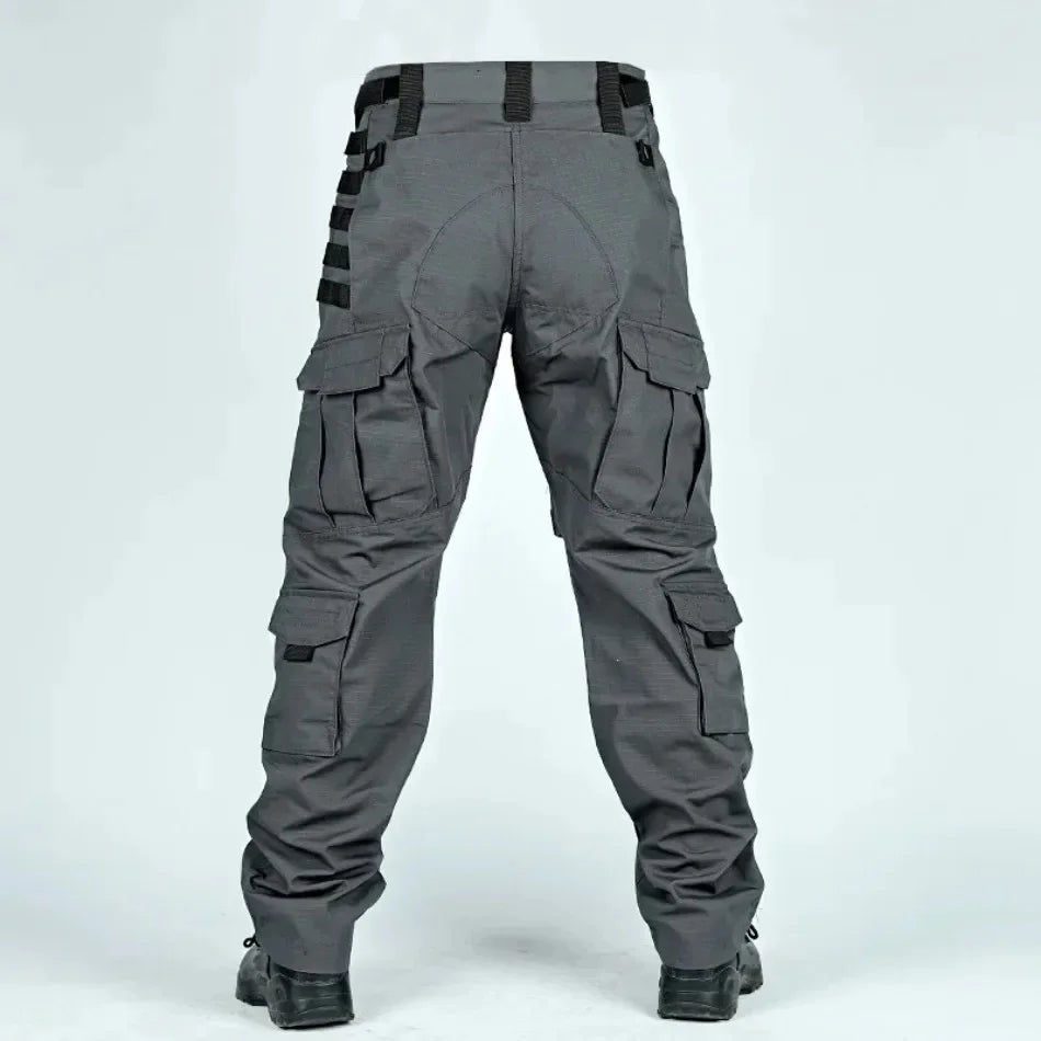 New Men Tactical Pants Quick Drying Multi-Pocket Cargo Pants Casual Tactical Trousers Wear-Resistant Work Traning Pant Loose