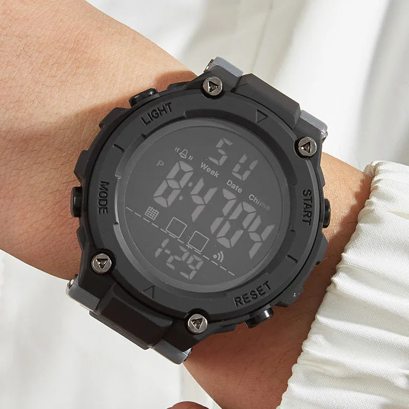Men's Watches |   Led+Timer+Stopwatch+Alarm Clock |   Lightweight and Resistant to Falling |   Men's and Women's Gym Outdoor Universal Fashion Electronic Watch