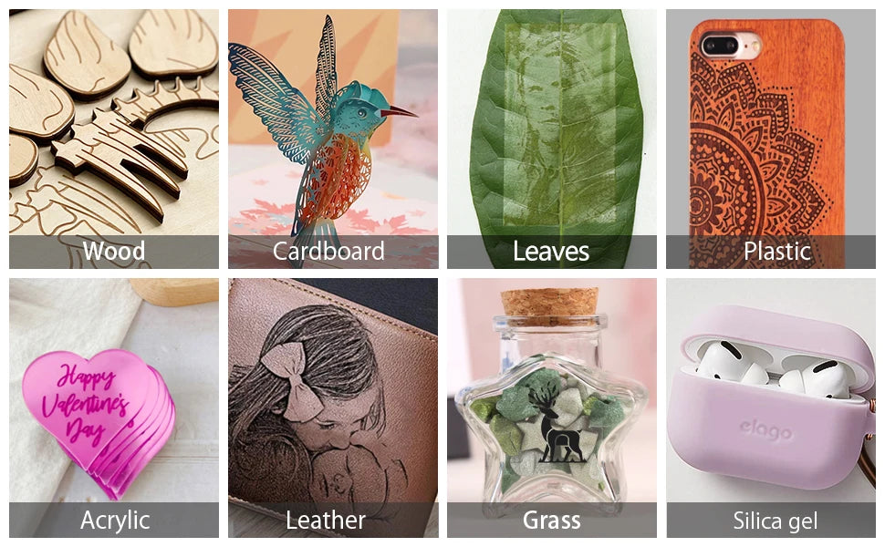 Wainlux Laser Engraver K6 Mark Printer Cutter Woodworking Machines Plastic 3000mw Bluetooth Mini Laser Engraving Marking Machine