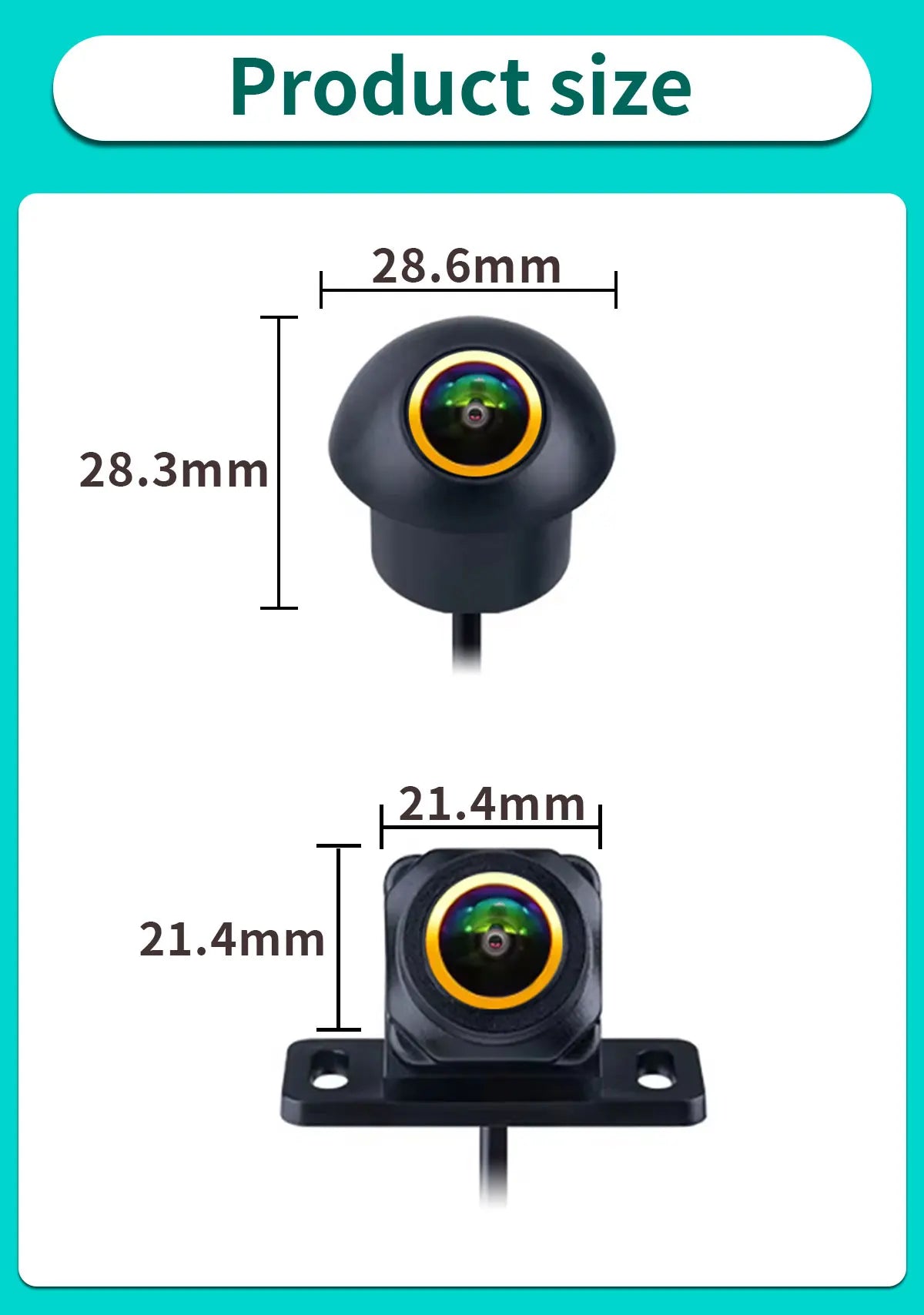 AHD 1080P 360° Panoramic Camera Rear / Front / Left / Right 3D 360 Bird View Panoramic Accessories For Car Android Radio