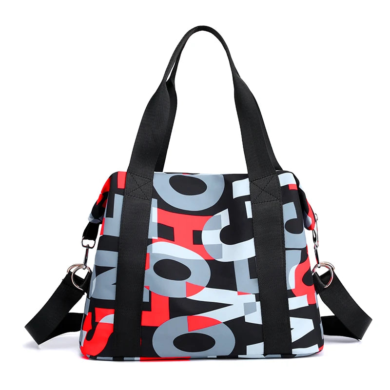 Women's Top-handle Bag Messenger Bags Waterproof Nylon Shoulder Totes High Quality Large Handbag Female Travel Crossbody Bags