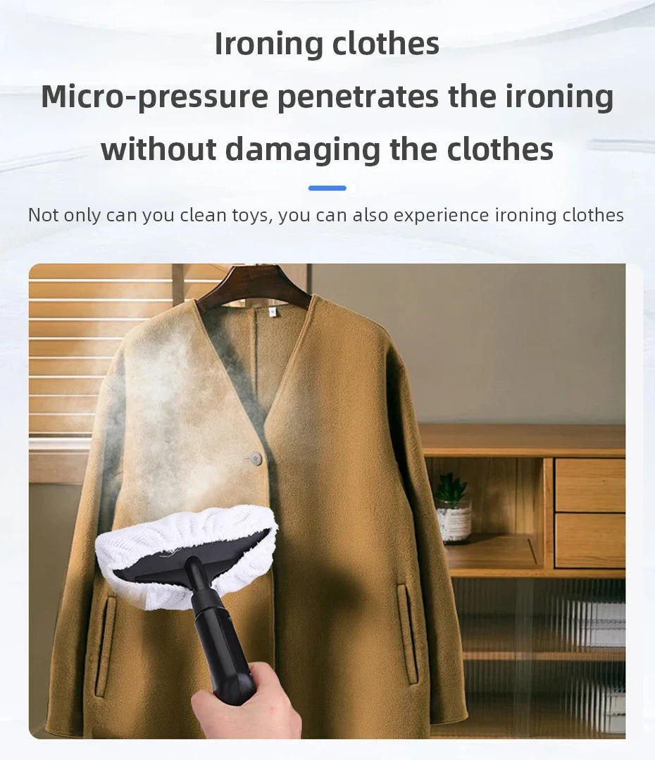 Handheld Steam Cleaner High-Pressure and High-Temperature Sterilization 1200W Household Air Conditioner Kitchen Hood Washer Gun