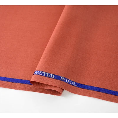 High Count 50% Worsted Wool Fabric For Suits Sewing Blazer Vest Pants Coat DIY High End 280g/m Serge Cloth Material 50X150cm