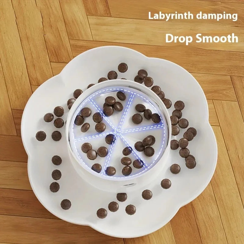 Pet Interactive Food Dispenser Toy  Leak-Proof Plastic Feeder for Dog cat  Enhances Pet IQ with Engaging Playtime Experience