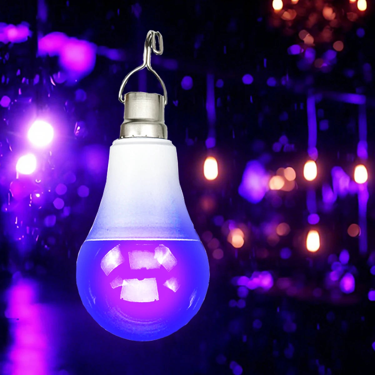 USB uv black light bulb 5V with switch violet light tube suitable for fluorescent birthday party cabinet decoration magic carpet