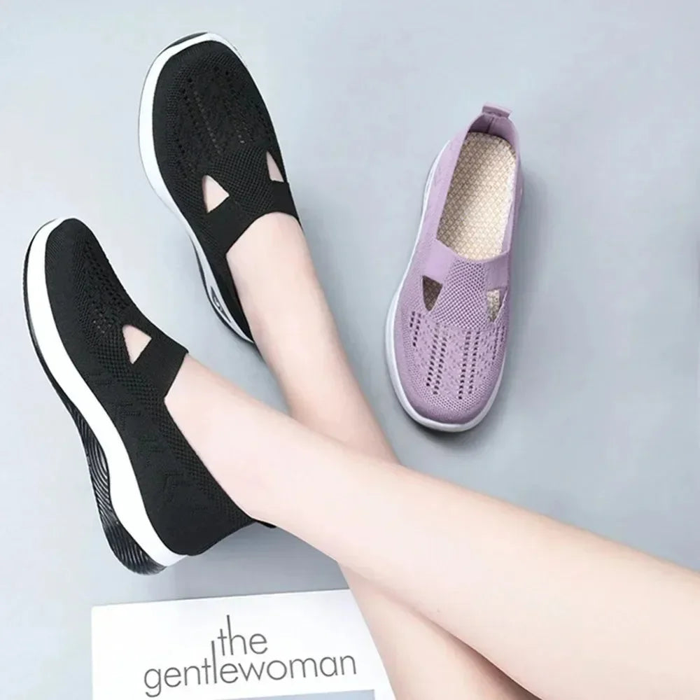 ~New Summer Barefoot Walking Shoes for Women Mesh Breathable Comfortable Orthopedic Shoes Non Slip Sneakers with Arch Support