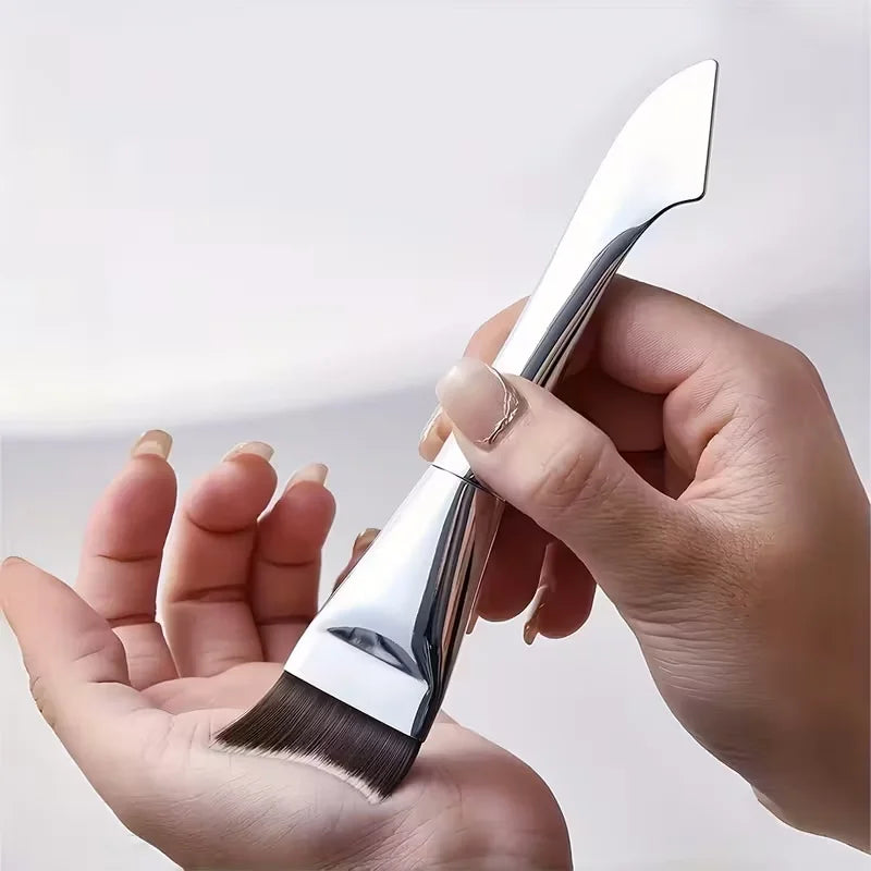 Ultra-Thin Foundation Brush Mixing Palette Makeup Sponge Puff for Seamless Blending of Cream and Liquid Makeup Professional Tool