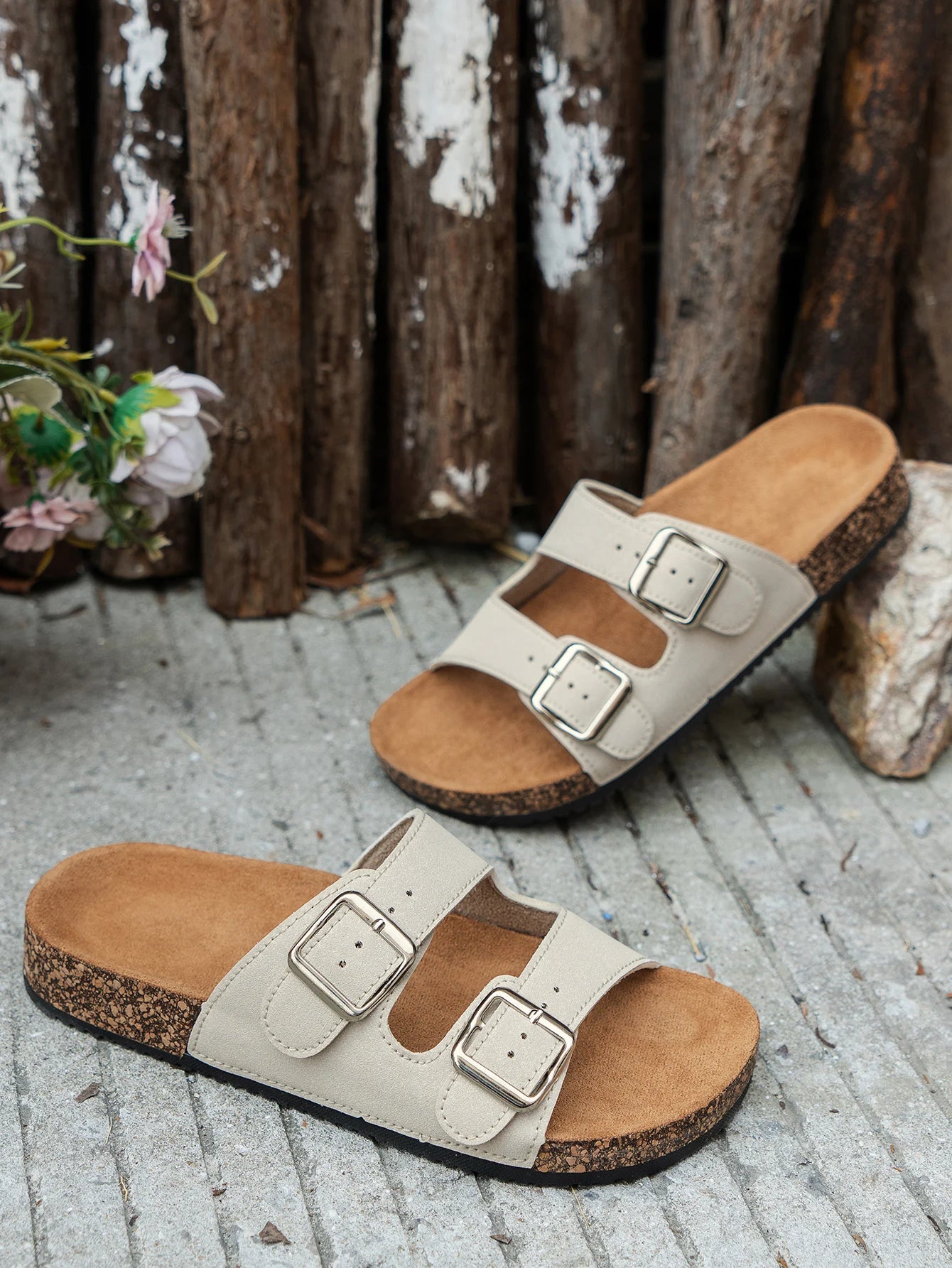 Women's Fashion Slippers Thick-Soled Wear-Resistant Waterproof Anti-Slip Soft-Soled Comfortable Casual Beach Sandals