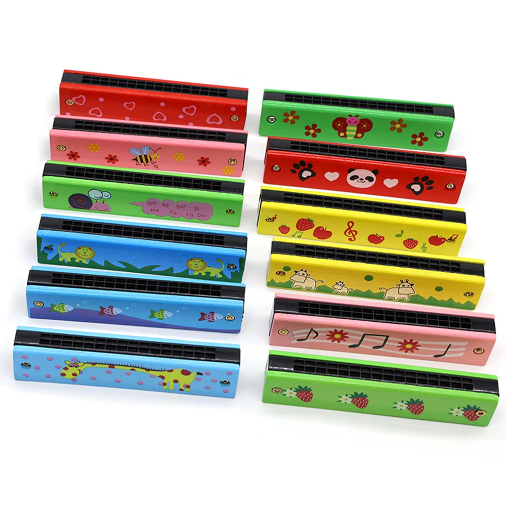 Montessori Musical Instruments Hand Drum Shaking Rattles Infant Kids Harmonica Music Educational Toys Baby Toys 6 12 Months