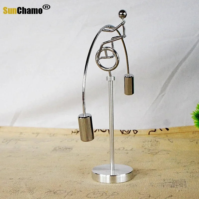 Rotation Perpetual Motion Swing Celestial Globe Newton Pendulum Model Kinetic Orbital Revolving Gadget Home Decor Craft Ornament