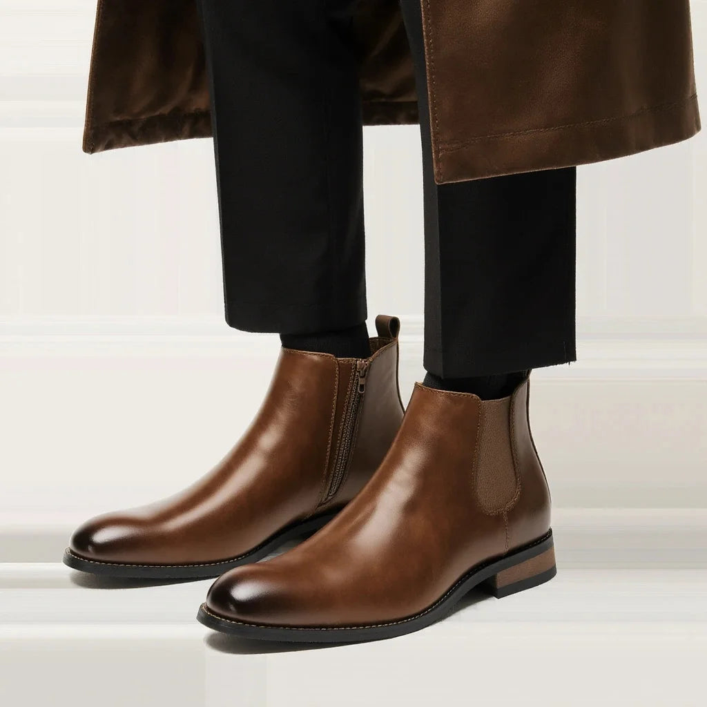 Boots Men Casual Brand Comfortable 2026 Fashion Boots Leather