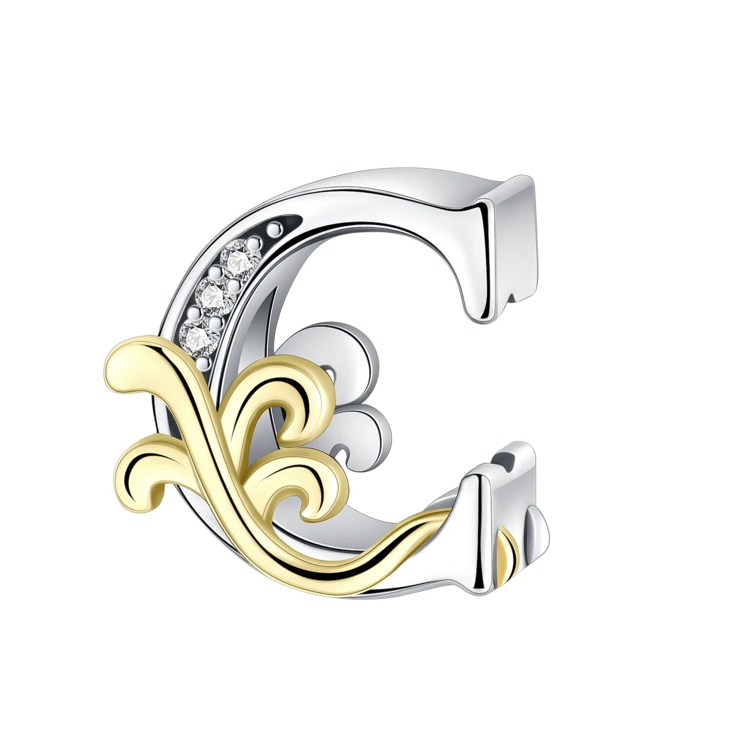 925 Sterling Silver Full series of A-Z letters pendant Charms For Original  Bracelet Charm Necklace Diy Female Jewelry