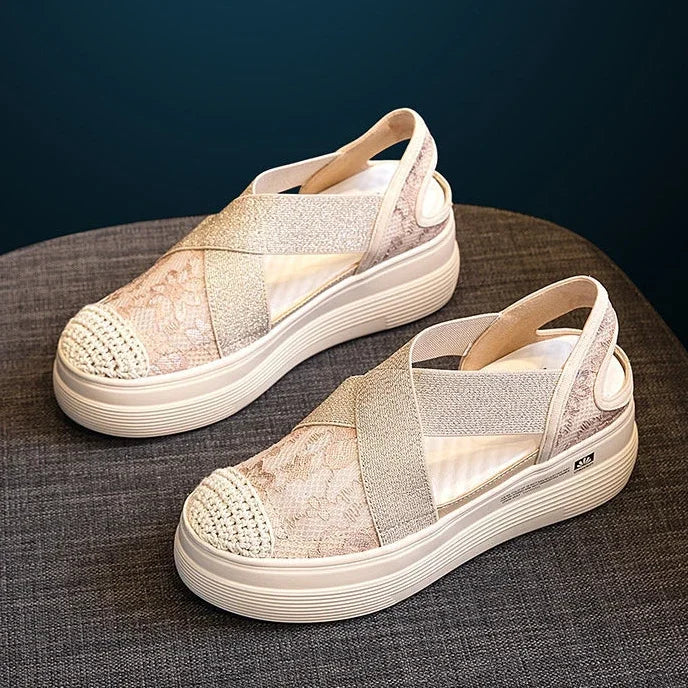 Low Women Footwear Slip On Ladies Shoes Loafers High Platform Offers High Quality Spring Sale With Price Offer Trends 2025 39 A