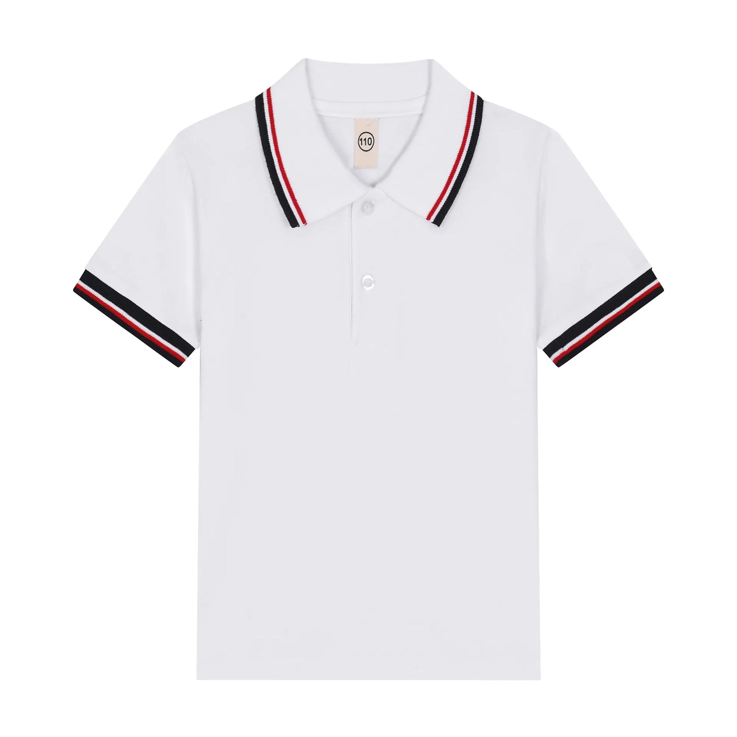 Kids T Shirt Baby Boy Toddler Polo Shirts for Children's Clothing Boys Clothes Cute Korean Polos Striped White Blue Summer Tops