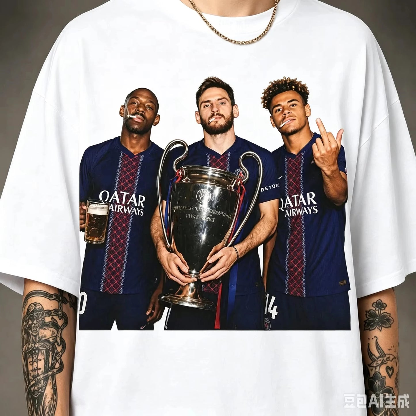 2026 new Football T-shirt - Men's and Women's Style Summer Cotton Fashion Round-neck Short-sleeved T-shirt Streetwear