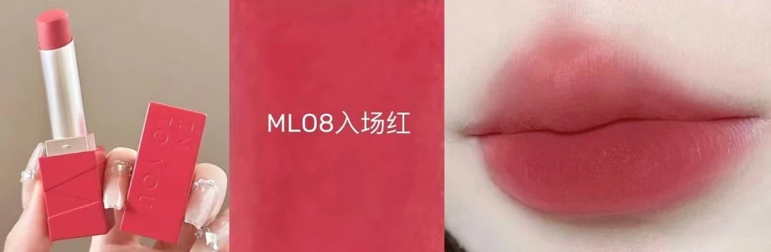INTO YOU Matte Velvet Lipstick Easy To Wear Silky Smooth Long Lasting Whitening Lips Beauty Makeup