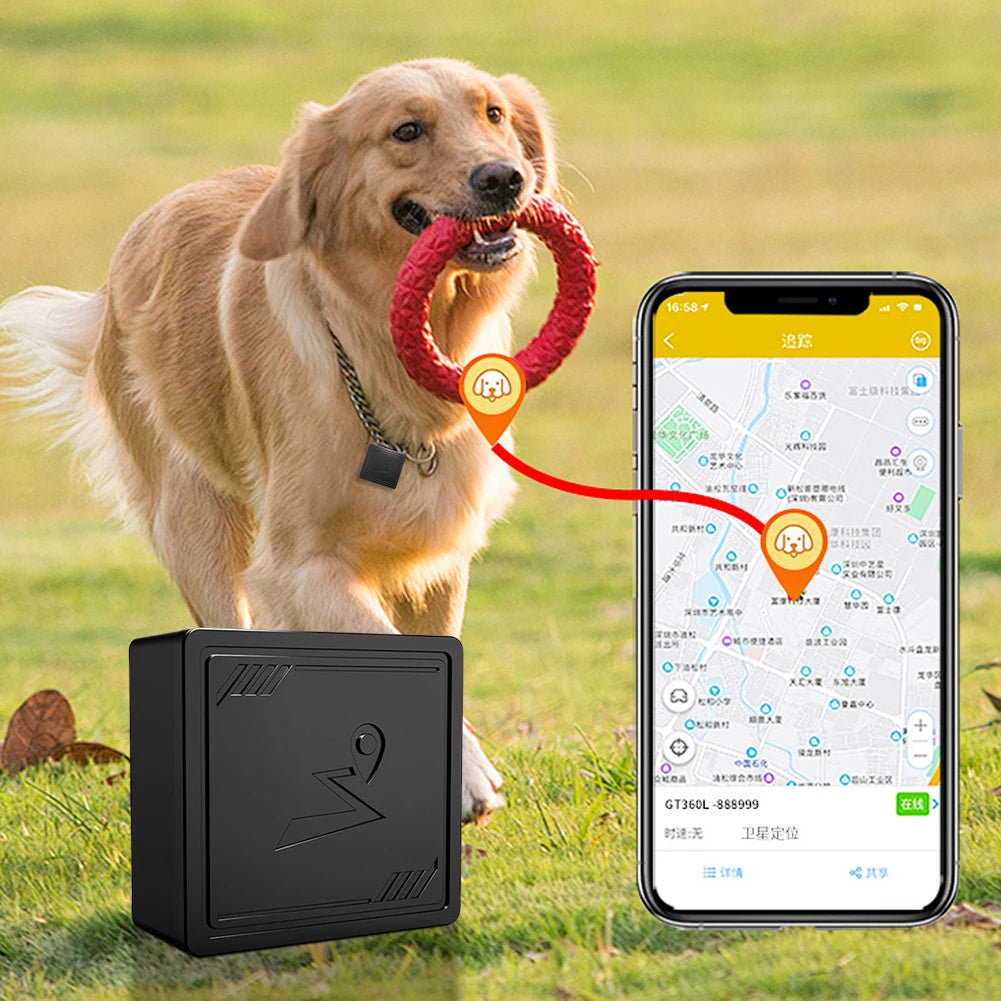 4G GPS Tracker with App Real Time Car Tracking Device Mini Portable Car Tracker Anti-Lost GPS Locator for Elderly Children Pets