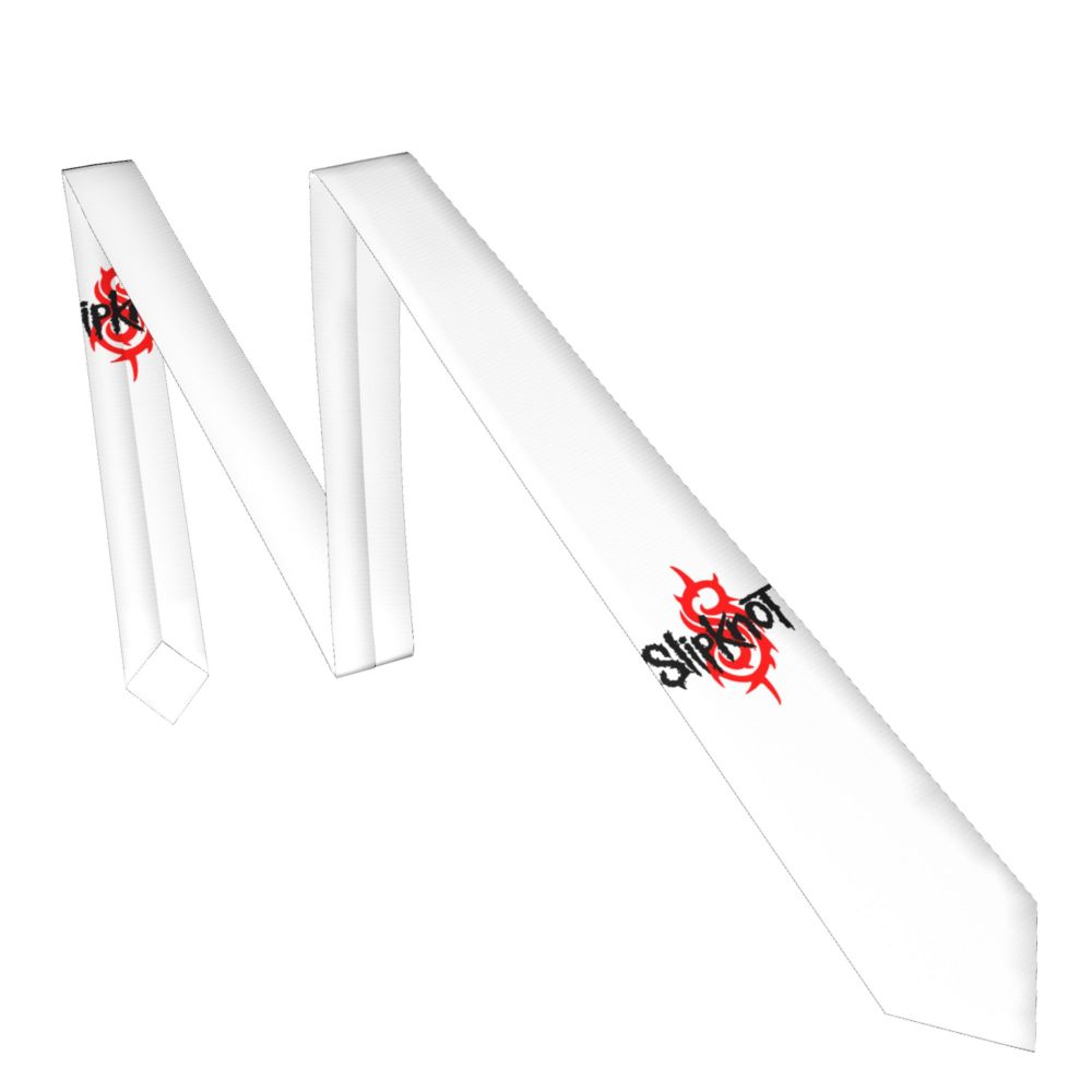 Slipknots Neckties Men's Customized Silk Heavy Metal Rock Music Gift Neck Tie for Office