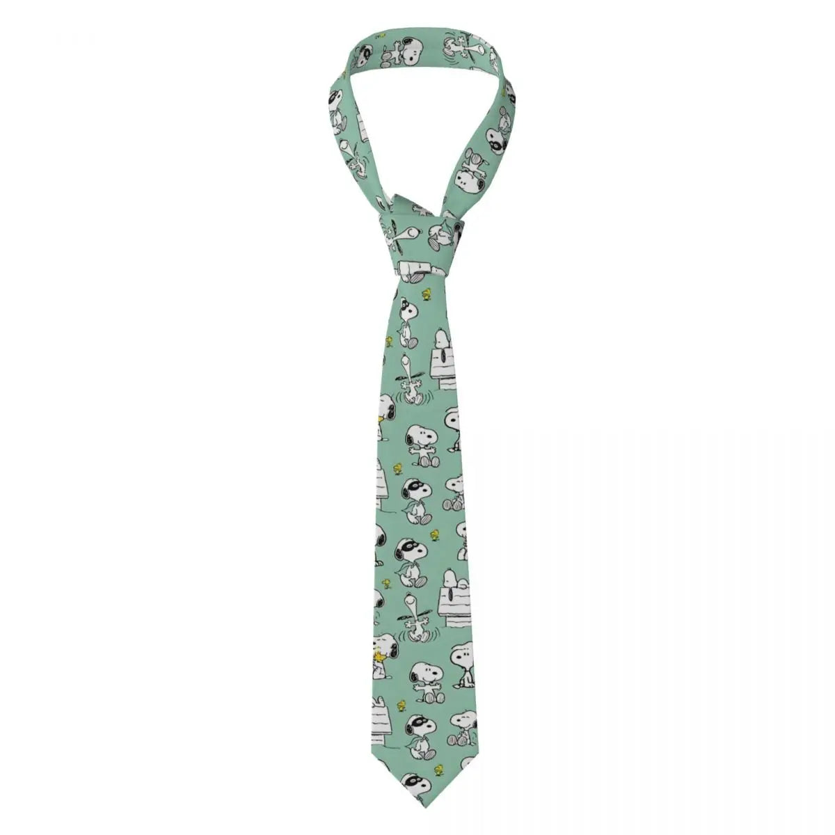 Personalized Fashion S-Snoopys Neckties Men Silk Cartoon Office Neck Tie