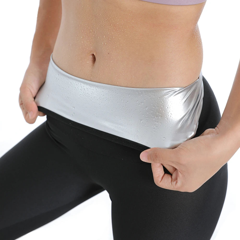 Sauna Sweat Pants for Women High Waist Slimming Shorts Compression Thermo Workout Fitness Thighs Body Shaper
