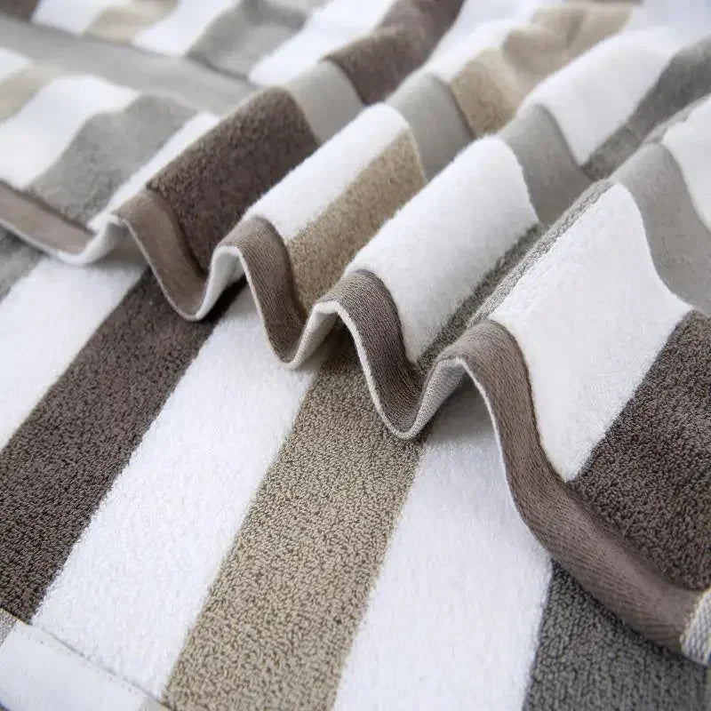 Turkish Cotton Natural Ultra Absorbent Eco - Friendly Bath Towels, Beach Towel, Bathroom Sets for Home Luxury Hotel Spa