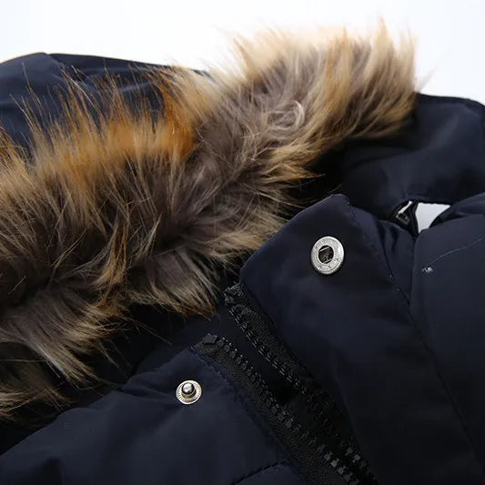 Winter Jacket Kids Boys Keep Warm Parka Windproof Snowproof Thermal Heavy Coat Fashion Outdoor Jacket CoolBoys Children Clothing