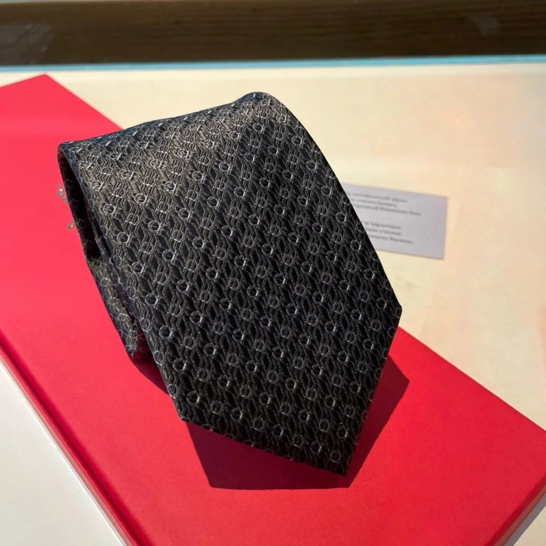 Luxury Brand Handmade Men's Neck Ties 100% Silk Ties Twill F Style High-End Business Formal Bows Ties Holiday Christmas Gifts
