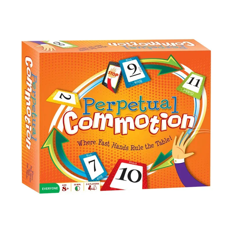 Perpetual Commotion Card Game for Families and Friends: Super Fun Adult Party Games Nights of Laughter and Competition
