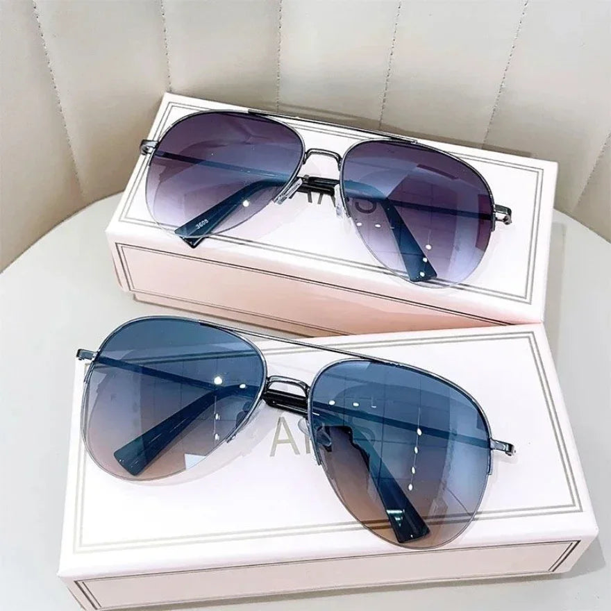 Outdoor Polarized Sunglasses Unisex Men Women Gradient Lens UV400 Driving Travel Sun Glasses Male Ultralight Anti-glare Goggles