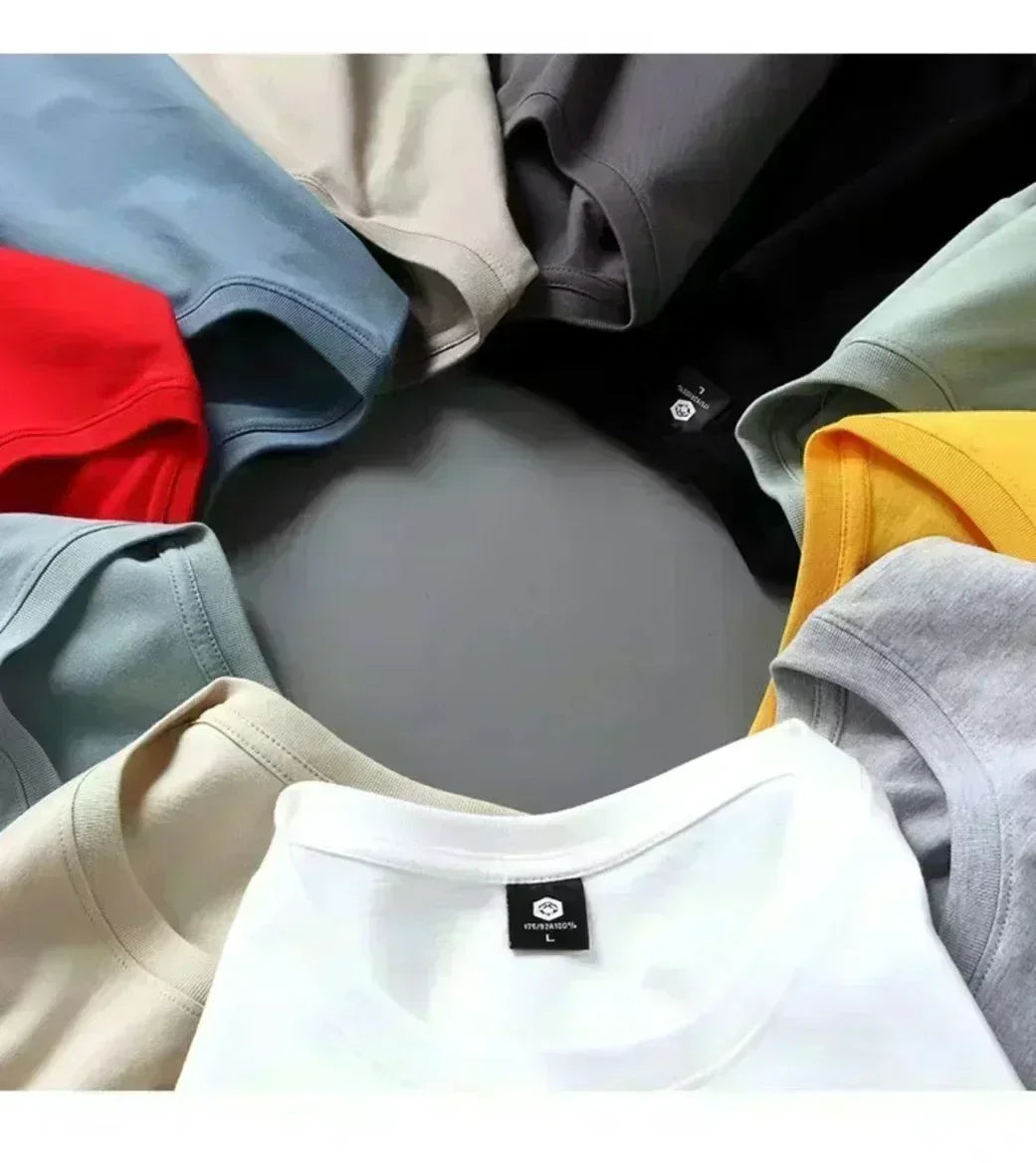 2025100% pure cotton T-shirt fitness men's T-shirt clothing summer exercise basketball high-quality Cbum top T-shirt