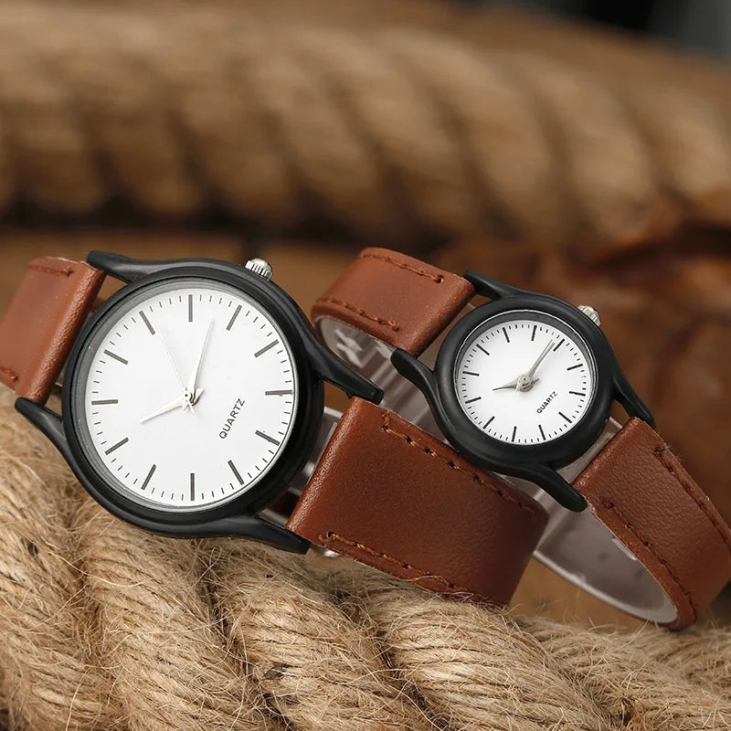 Watches for Men Reloj Hombre Fashion Watch for Lovers Leather Watches Quartz Wristwatch Clock Gift Relogios Masculino