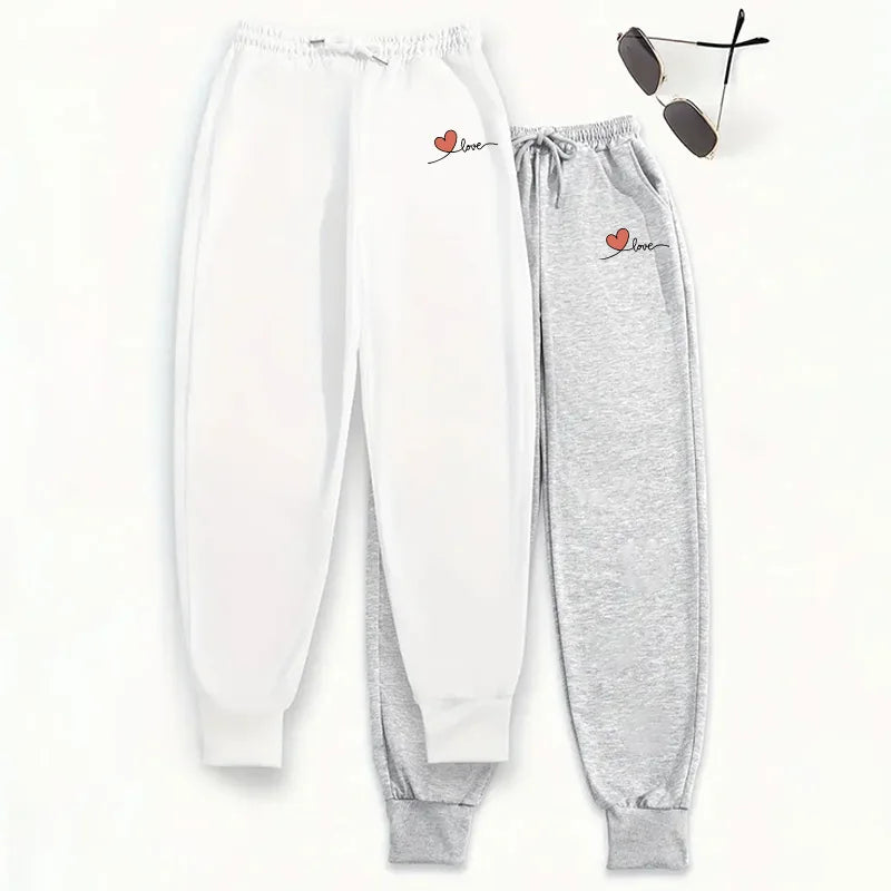 2packs Pants 2025 New Womens Joggers 2 Piece Set Casual Lounge Pants Soft Comfort Fit Sweatpants Fall Winter Home Wear Trousers