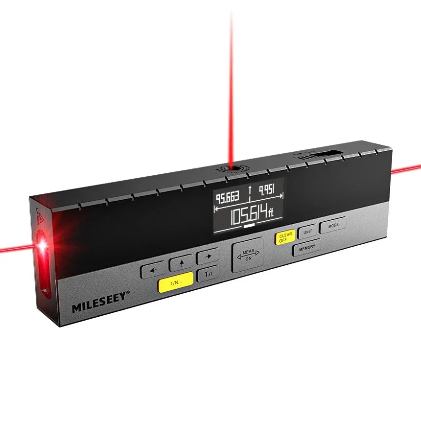 MiLESEEY Bilateral Laser Measurement Tool DP20 Laser Distance Meter With Middle Laser Mark Beam