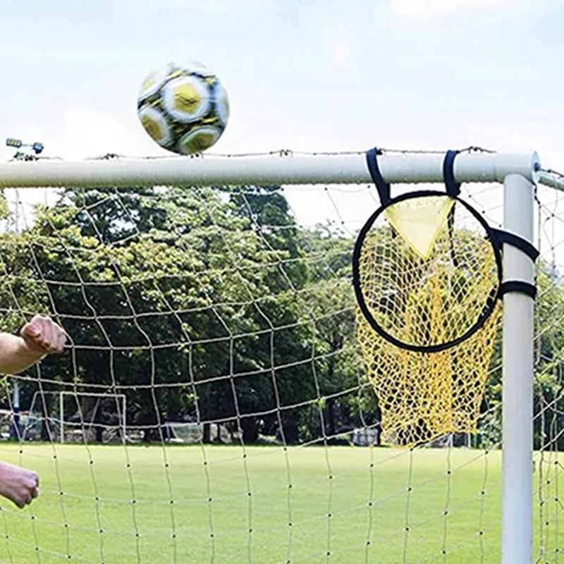 45 * 60cm Yellow Football Goal Free Kick Shooting Practice Target Pocket Training Auxiliary Net