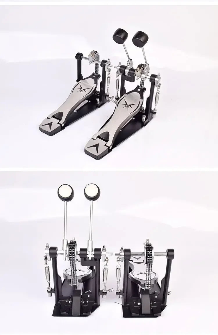 Musical Drum Double Bass Pedal Drum Guide Metal Percussion Musical Instruments Acoustic Accessories Kick Port Trigger Device