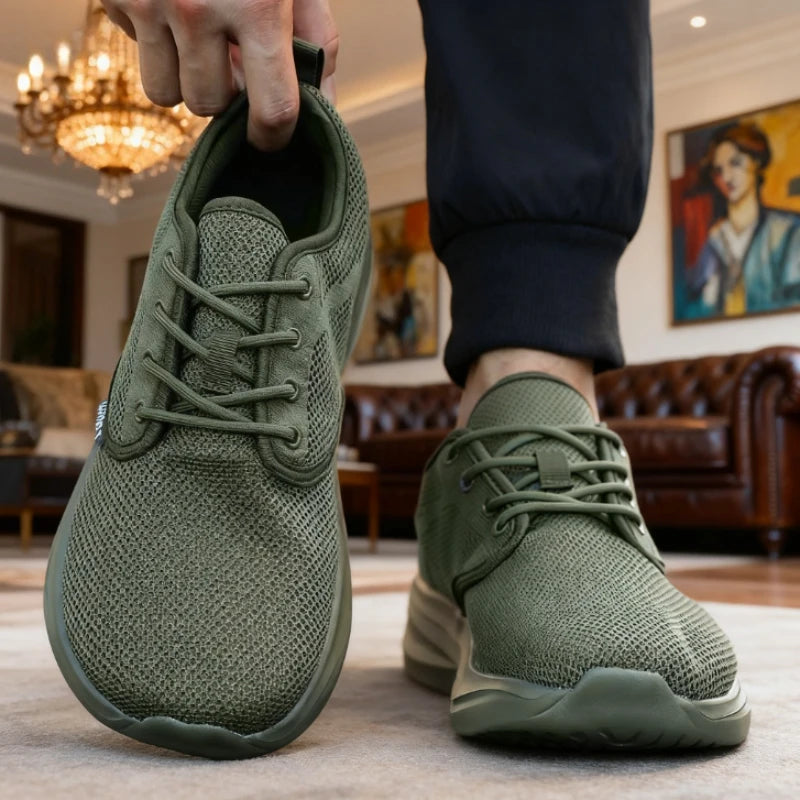 Wide Toe Barefoot Shoes for Men Breathable Non-slip Minimalist Walking Shoes 2025 Fashion Unisex Outdoor Platform Sneakers Women