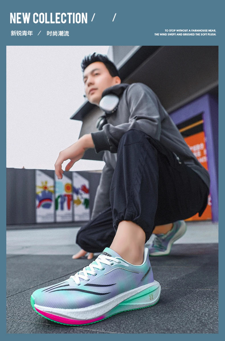 Running Shoes Training Speciality Marathon Men Sports Breathable Lightweight Women's Comfortable Nonskid Leisure Sneakers