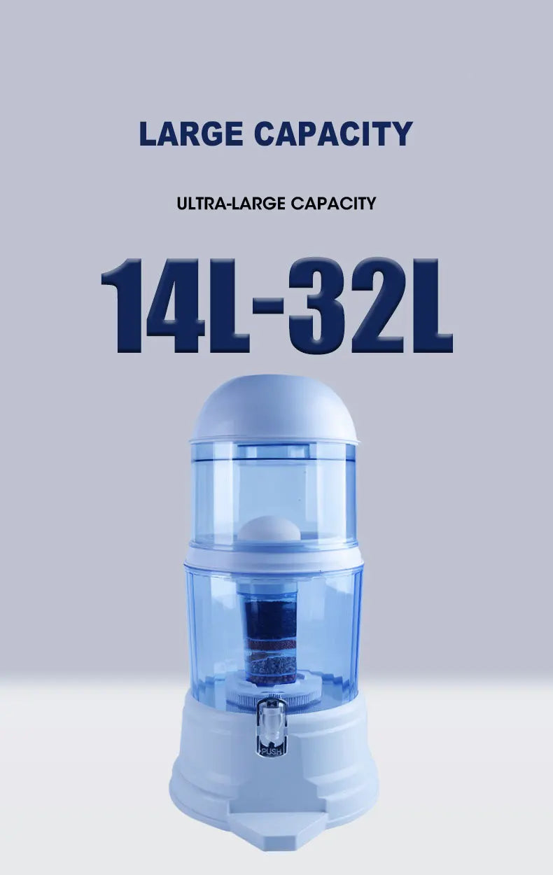 16L Water Filter Drinking Water Bottle Household Water Purifier Pure Filter purificador de agua potable purificador agua